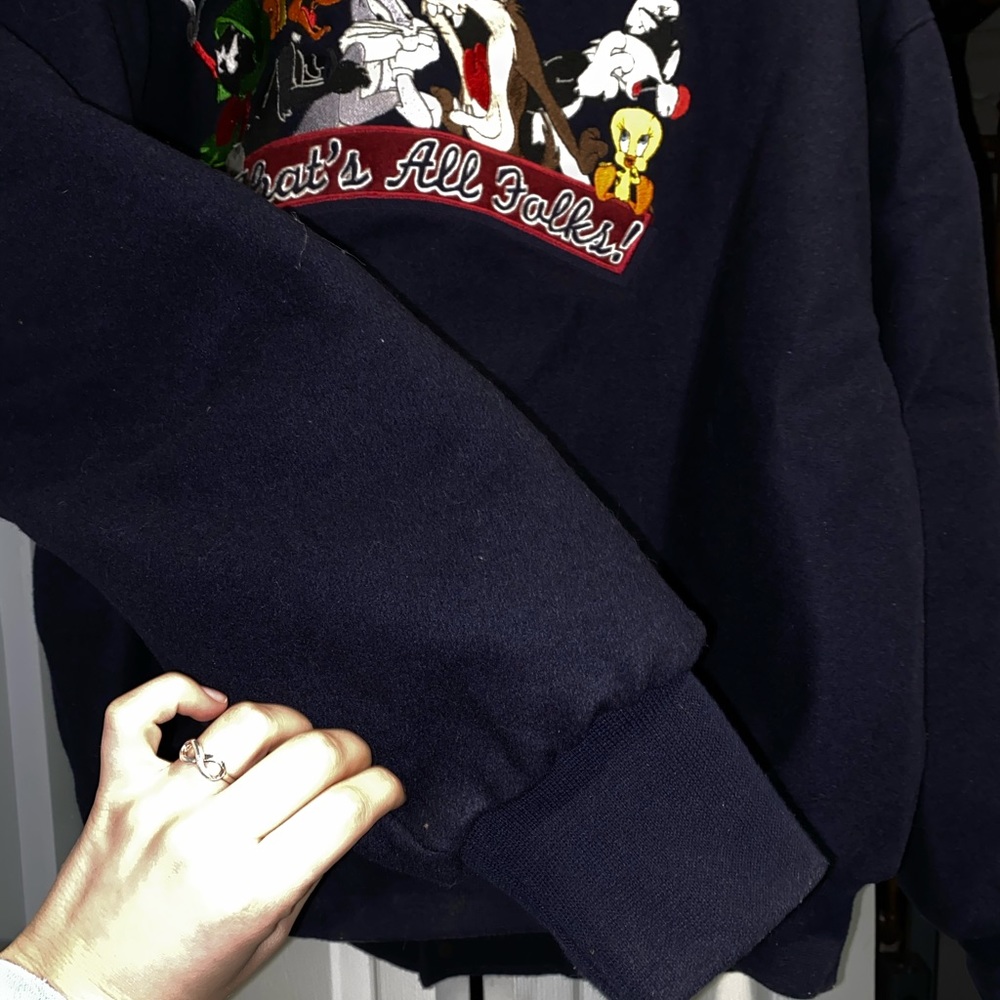 1995 “That’s All Folks!” NEVER WORN VINTAGE JACKET - Picture 14 of 14